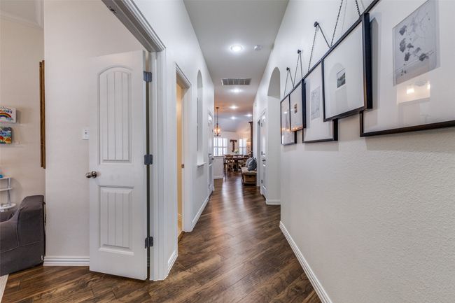 View from front door down hallway. The study is the first room on the left. | Image 5