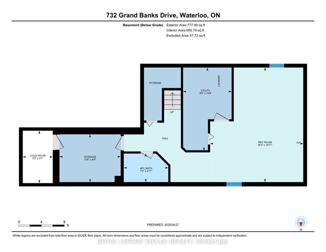 732 Grand Banks Dr, House other with 3 bedrooms, 4 bathrooms and 1 parking in Waterloo ON | Image 50