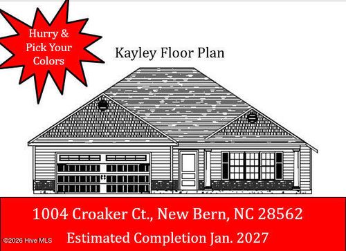 1004 Croaker Ct, New Bern, NC, 28562-1152 | Card Image