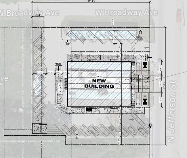 Site Plan w/ 2 Drive-throughs Concept | Image 3