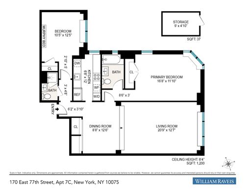 7-c-170 E 77th St, New York, NY, 10075-1916 | Card Image