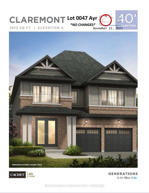 66 Prince Philip Blvd, Ayr, ON, N0B1E0 | Card Image