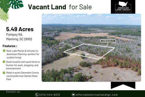 0 Pompey Rd, Manning, SC, 29102 | Card Image