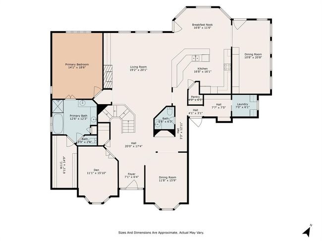 First Floor - All DimensIons Are Approximate. Actual My Vary. | Image 44
