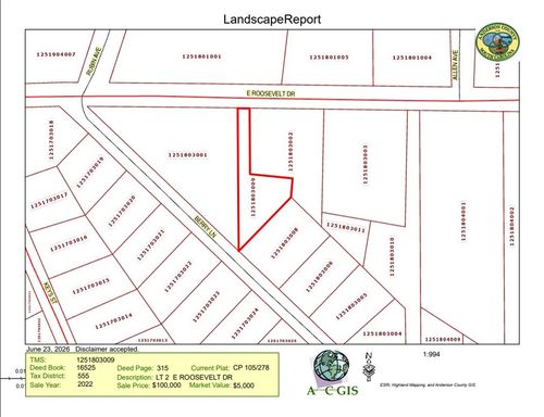 a-314 E Roosevelt Drive, Anderson, SC, 29624 | Card Image