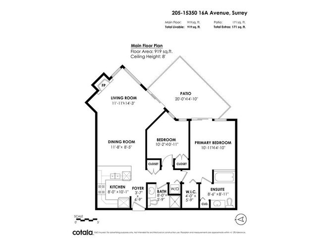 205 - 15350 16 A Avenue, Condo with 2 bedrooms, 2 bathrooms and 1 parking in Surrey BC | Image 31