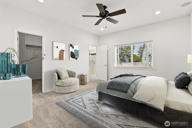 Spacious primary bedroom. | Image 23