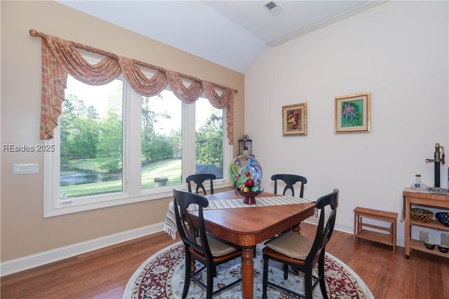 Casual dining area overlooks the gorgeous fountains in the lagoon. | Image 21