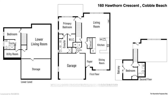 160 Hawthorn Cres, Condo with 3 bedrooms, 4 bathrooms and 2 parking in Kemble ON | Image 40