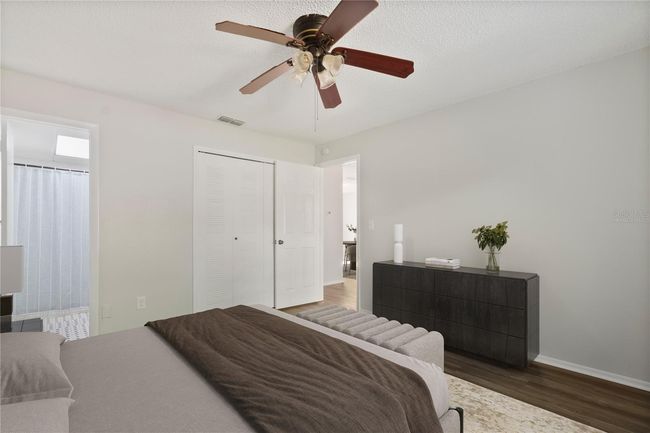 Virtually staged primary bedroom | Image 15