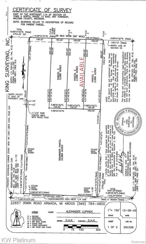 VACANT 2 - Mile Road, Ray Township, MI, 48096 | Card Image