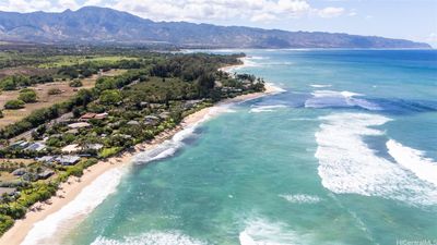 Walk for a mile on white sand all the way to Haleiwa for a breakfast treat or coffee. Almost half that walk has no homes as you pass by a tropical forest owned by Kamehameha Schools. North Shore Haleiwa Hawaii. | Image 3