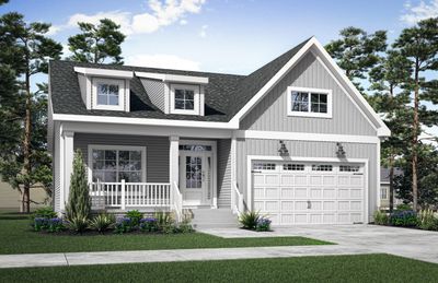 We offer a Modern Farmhouse Elevation for just about every plan at Schell Brothers! Pic is rendering only. | Image 3