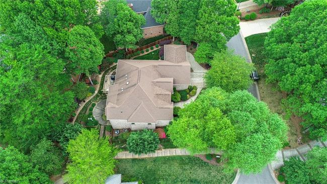 Ariel view shows fencing and walkway to the Friendly Acres community | Image 42