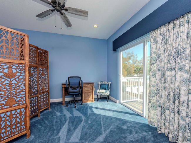 MASTER SUITE - TO SLIDING GLASS DOORS TO BALCONY (WITH CUSTOM DRAPERIES) | Image 16