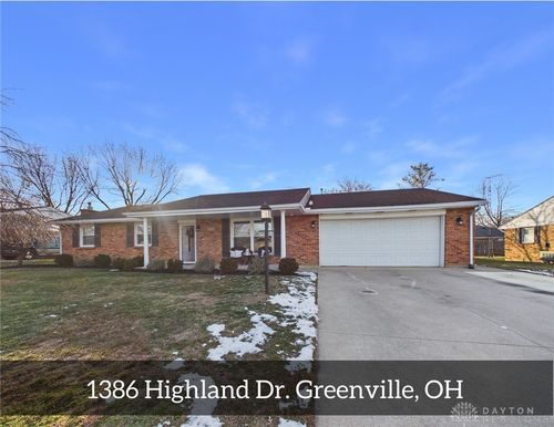 1386 Highland Dr, Greenville, OH, 45331-2727 | Card Image
