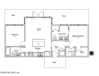 105 Camellia Court, House other with 2 bedrooms, 2 bathrooms and null parking in Georgetown FL | Image 3