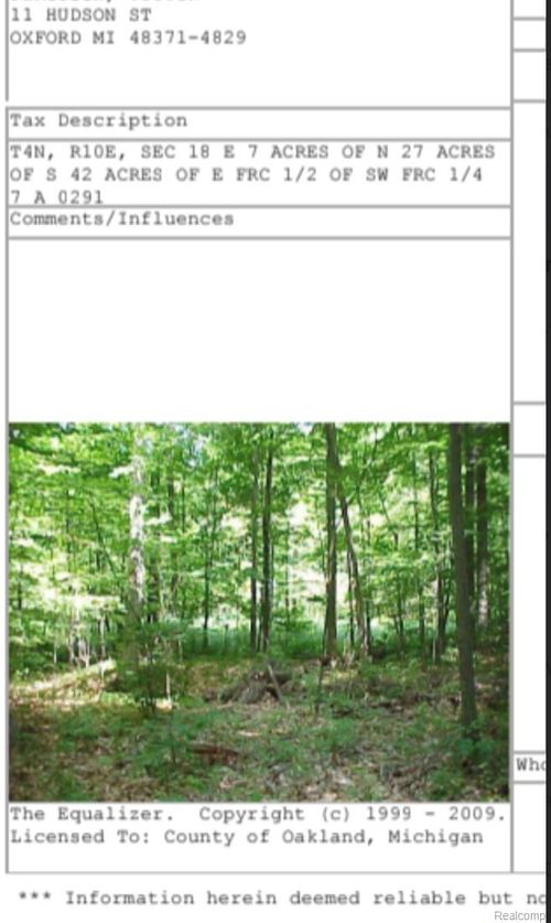 0000 0000, Lake Orion Village, MI, 48360 | Card Image