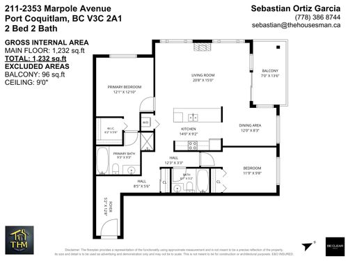211-2353 Marpole Ave, Port Coquitlam, BC, V3C2A1 | Card Image