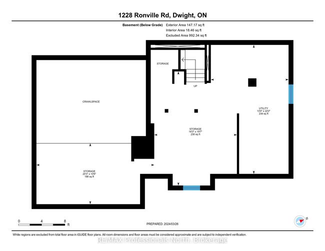 1228 Ronville Rd, House other with 3 bedrooms, 3 bathrooms and 4 parking in Dwight ON | Image 26