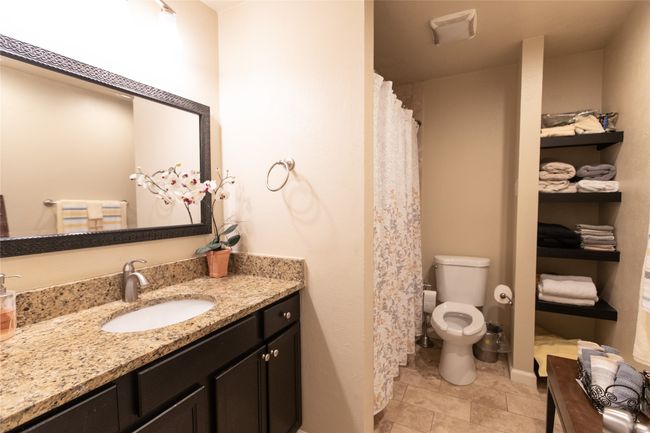 Full bath with vanity and tile patterned flooring | Image 6