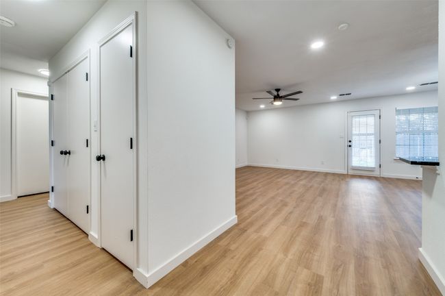 Corridor featuring recessed lighting, light wood-style flooring, and baseboards | Image 6