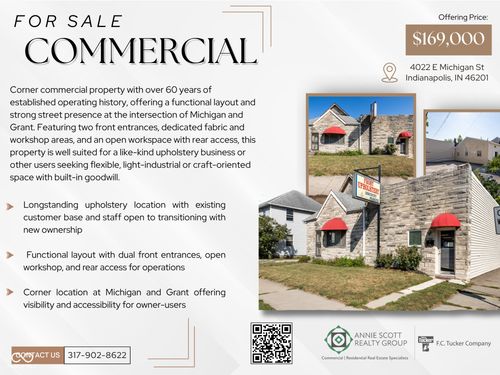 4022 E Michigan St, Indianapolis, IN, 46201-3618 | Card Image