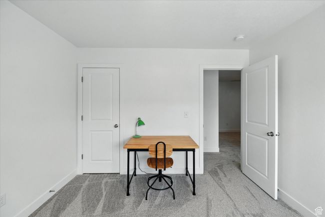 Office with carpet floors and baseboards | Image 17