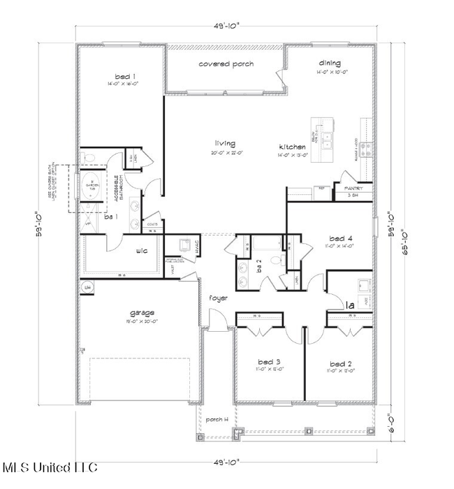 9623 Reserv E Blvd, House other with 4 bedrooms, 2 bathrooms and null parking in Biloxi MS | Image 20