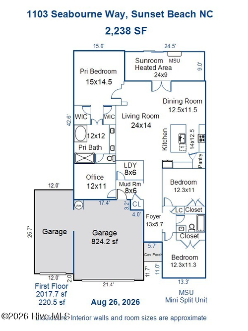1103 Sea Bourne Way, Sunset Beach, NC, 28468-4709 | Card Image