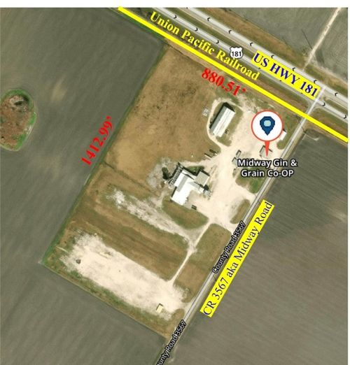 5455 County Rd 3567 / Midway Rd & Us Hwy 181, Taft, TX, 78390 | Card Image
