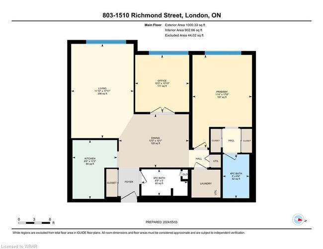 803 - 1510 Richmond St, Home with 2 bedrooms, 2 bathrooms and 1 parking in London ON | Image 34