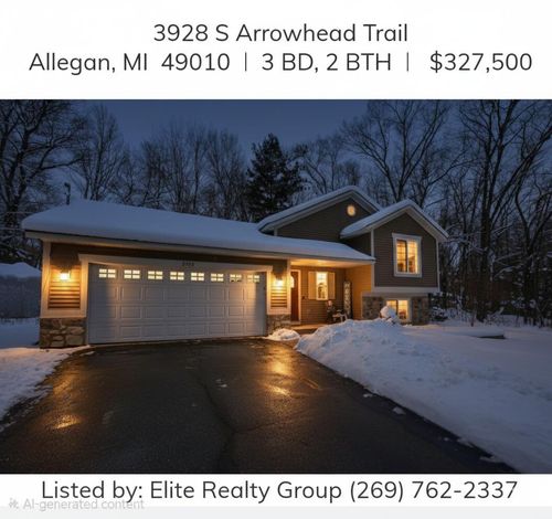 3928 Arrowhead Trl, Allegan, MI, 49010-9464 | Card Image