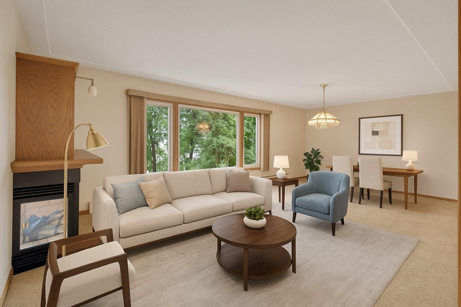 digitally staged living room | Image 13