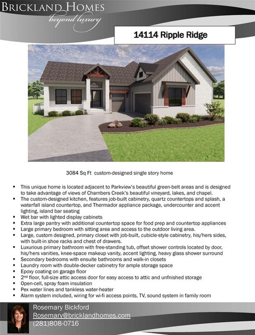 14114 Ripple Ridge Road Road, Willis, TX, 77318 | Card Image