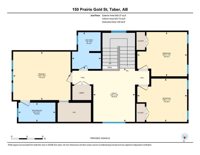 150 Prairie Gold St, Home with 3 bedrooms, 2 bathrooms and 7 parking in Taber AB | Image 44