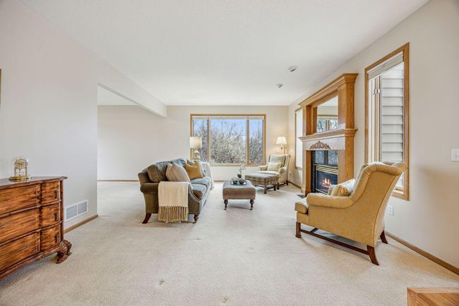 Family room has gas firepace. | Image 7