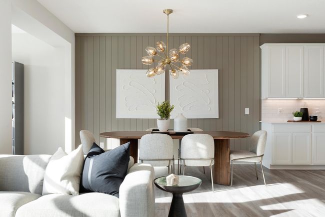Designer touches throughout like this shiplap wall in the dining area | Image 9