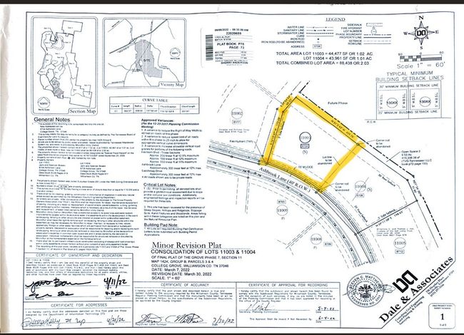 8704 Ashbrook Ln, Home with 0 bedrooms, 0 bathrooms and null parking in College Grove TN | Image 9
