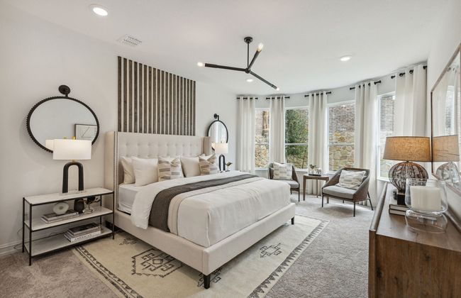 Elegant owner's suite with large windows *Photos of furnished model. Not actual home. Representative of floor plan. Some options and features may vary | Image 9