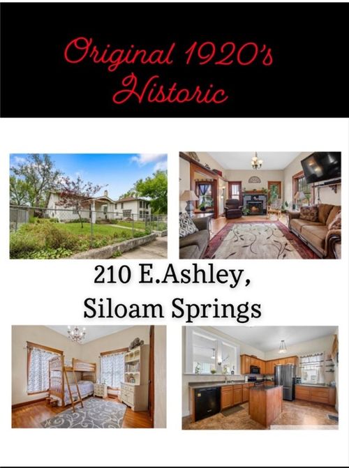 210 E Ashley St, Siloam Springs, AR, 72761-2742 | Card Image
