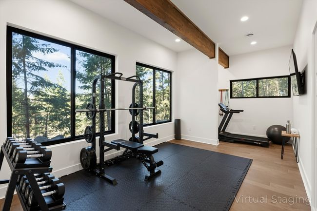 Flex Room in lower level - perfect for an office, gym, playroom or studio (virtually staged) | Image 58