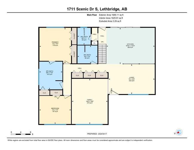 1711 Scenic Drive S, Home with 5 bedrooms, 3 bathrooms and 4 parking in Lethbridge AB | Image 48
