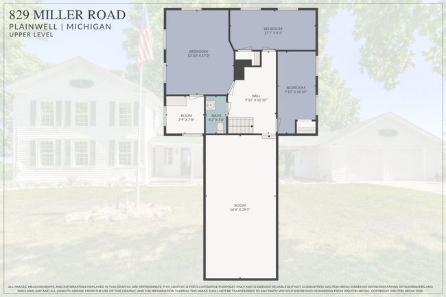 829 Miller Rd, House other with 4 bedrooms, 3 bathrooms and null parking in Plainwell MI | Image 66