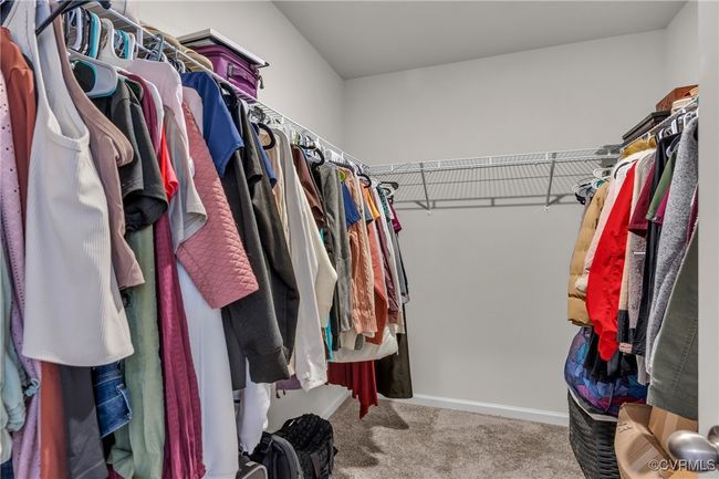 Spacious closet featuring carpet floors | Image 12