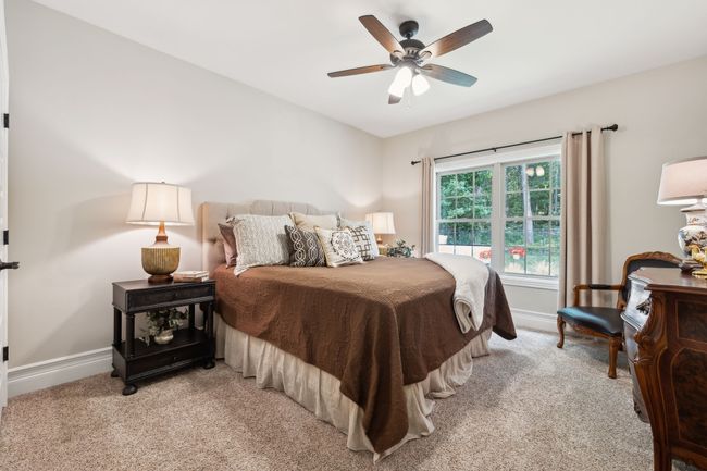 First Floor Guest Room with KING SIZE BED! Views of private back yard and wooded surround. | Image 35