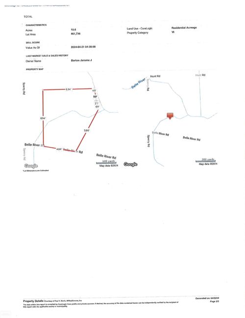 Vacant Belle River Road, Riley Township, MI, 48041 | Card Image