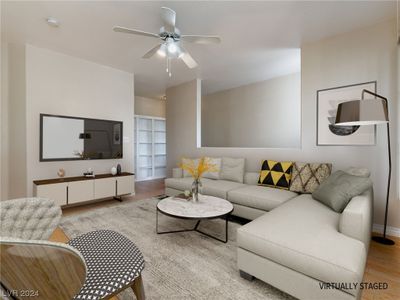 Virtually staged living room. | Image 1