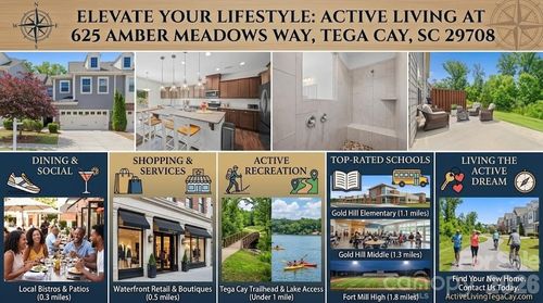 625 Amber Meadows Way, Tega Cay, SC, 29708-0251 | Card Image