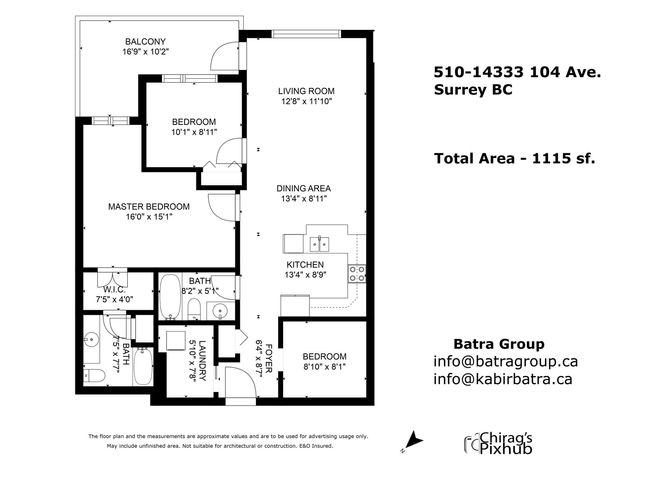 510 - 14333 104 Avenue, Condo with 3 bedrooms, 2 bathrooms and 2 parking in Surrey BC | Image 19